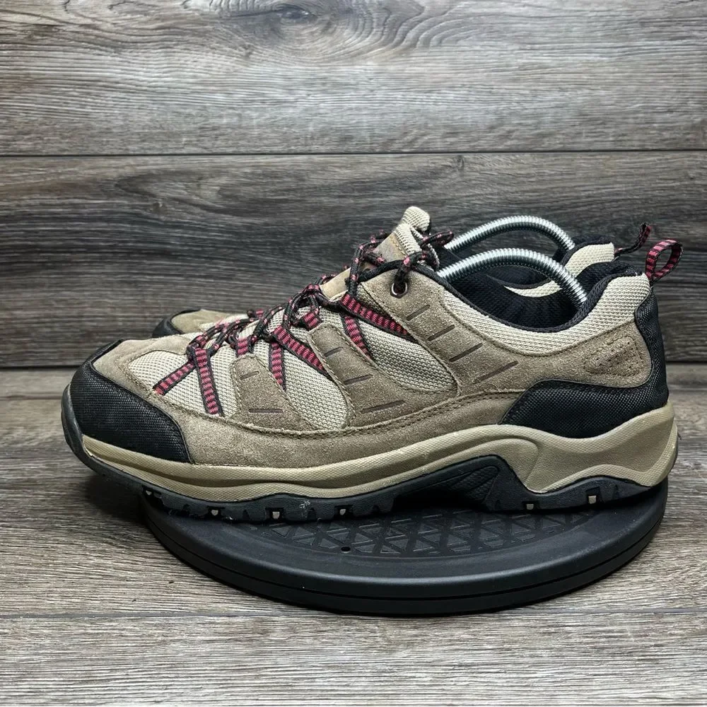 Denali Mens Size 13 Shoes Outdoor Hiking Trail Boots Shoes Brown Red Gray Earth